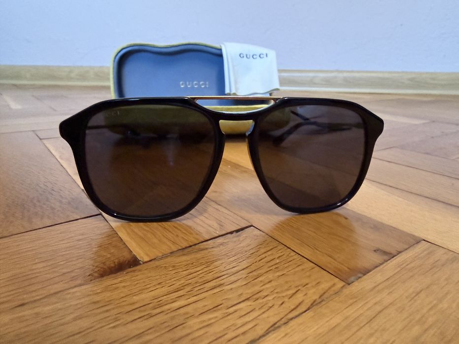 Gucci GG0321S 001 Black Gold