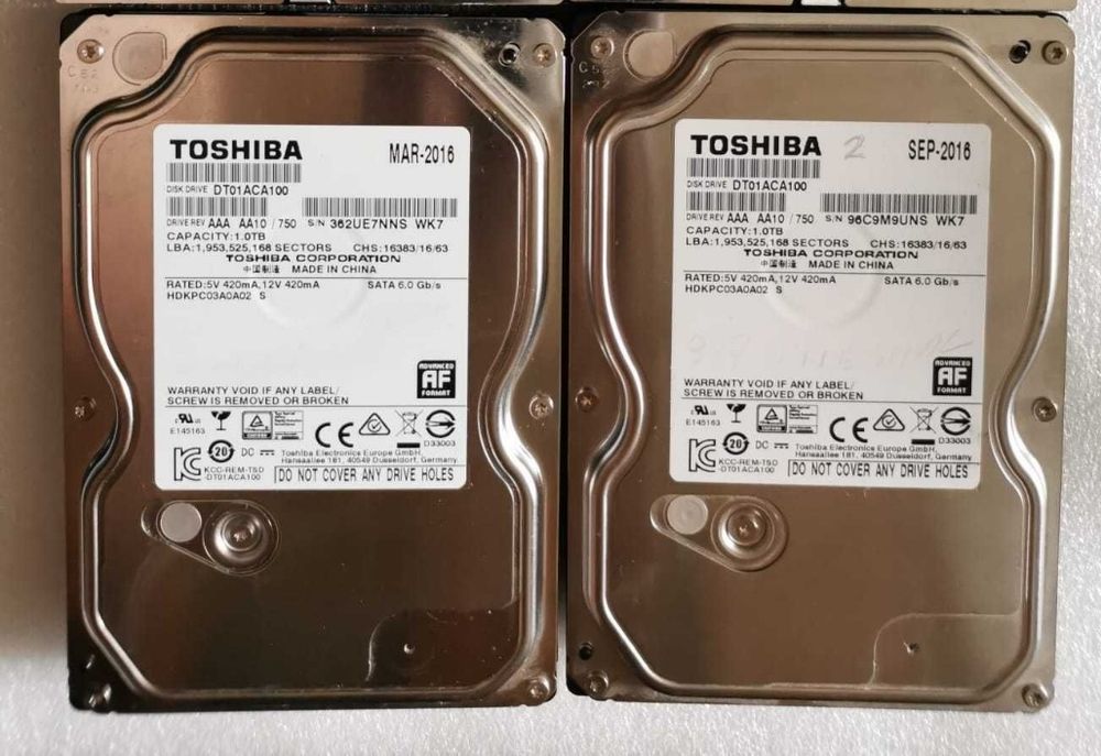 HDD 1Tb, Toshiba