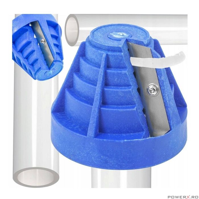 Ascutitoare, dispozitiv ascutit tevi PE, debavurator, 20-63 mm, Verke