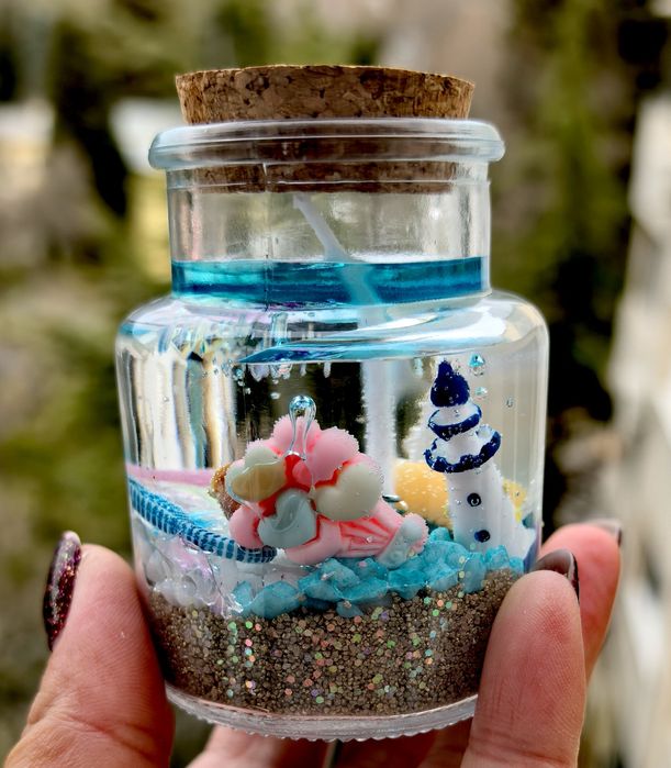 Морски Бурканчета с гел восък