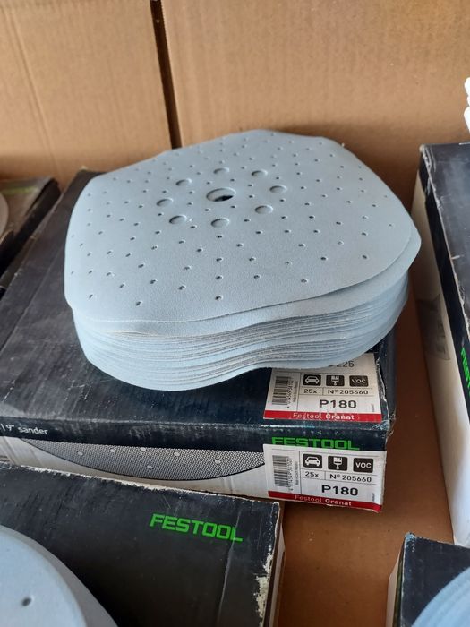 Discuri abrazive Festool 2×P180, P80, P150,P60 3 saci Festool CT 36