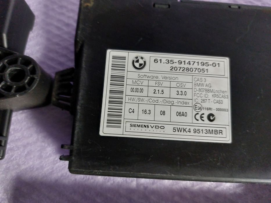 Modul confort unitate control CAS 3 BMW seria 1 seria 3