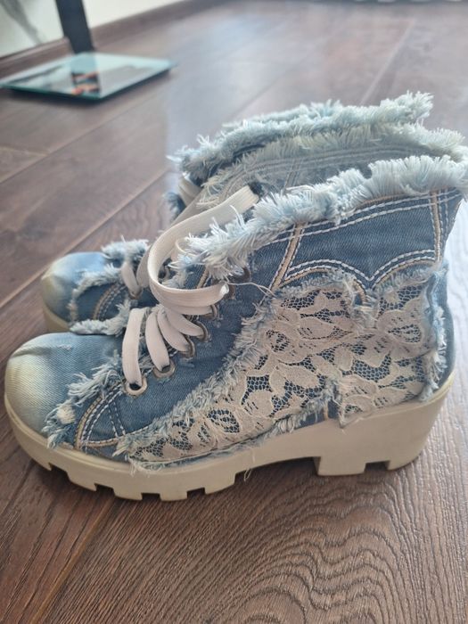 Дамски обувки-деним.