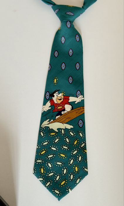 Вратовръзка Hugo Boss 100% коприна , Флинтстоун