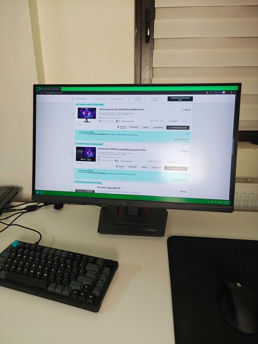 Monitor ASUS ROG Strix XG27UCG 4K 160Hz, 1080p 320Hz Dual mode