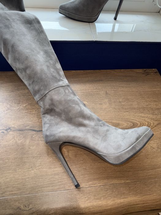 Чизми от естествен велур!