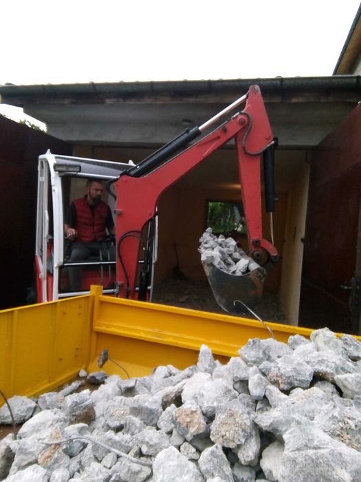 Услуги с Кран, камион с кран, самосвал мини багер, бобкат