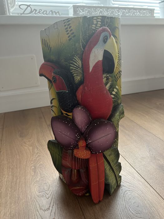 Sculptură decorativă din lemn natural-Sarocra/Costa Rica