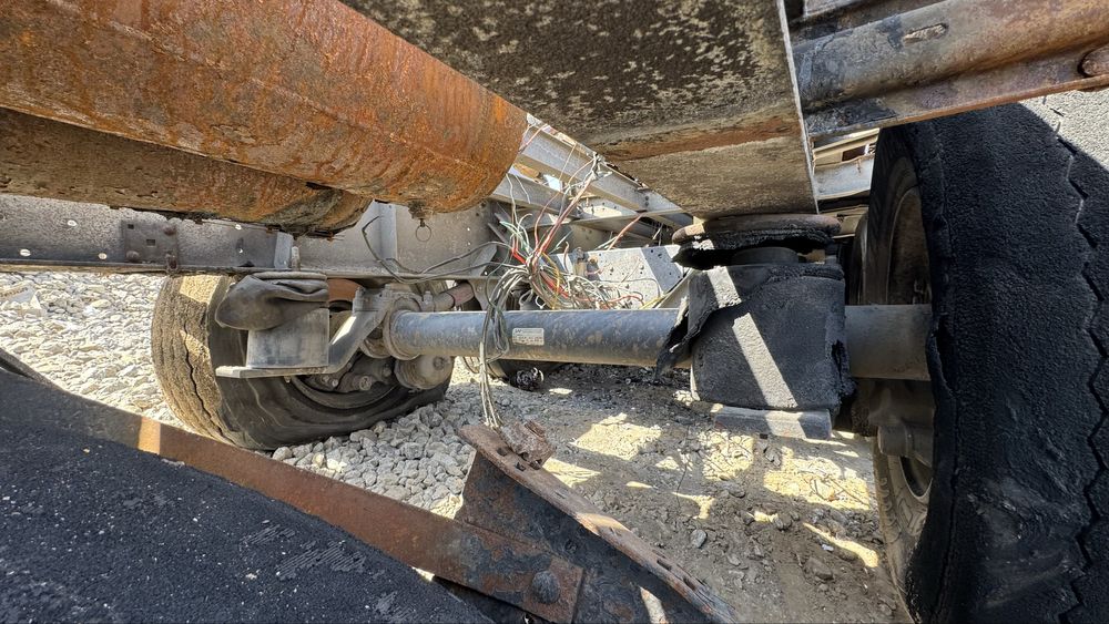 Фура после пожара