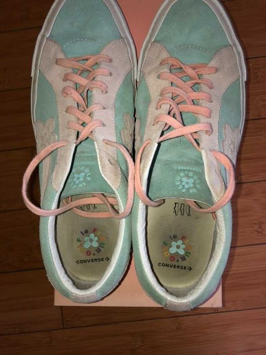 Converse x Golf Le Fleur One Star Ox Light Blue Pink