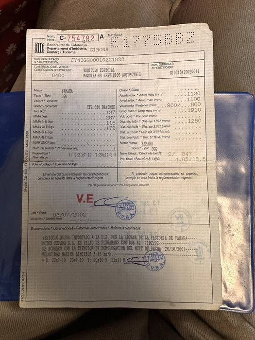 Yamaha banshee 350, 2001, unicat in Europa, reconditionat complet