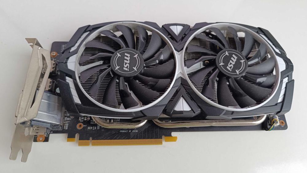 видеокарта MSI GeForce GTX 1060 ARMOR 6GB GDRR5