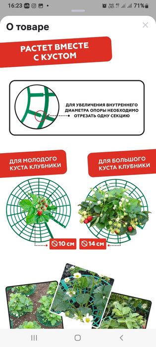 Подставка для клубники