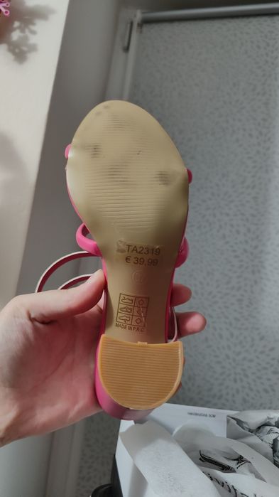 Sandale roz ocazie, casual, unice noi