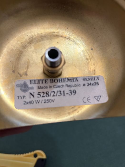 Продам хрустальный бра Чехия