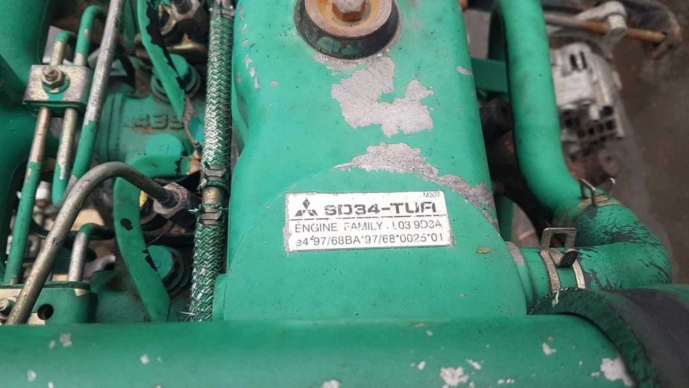 Motor Mitsubishi SD34-TUA , L03 9D3A excavator Kobelco SK200 , 210
