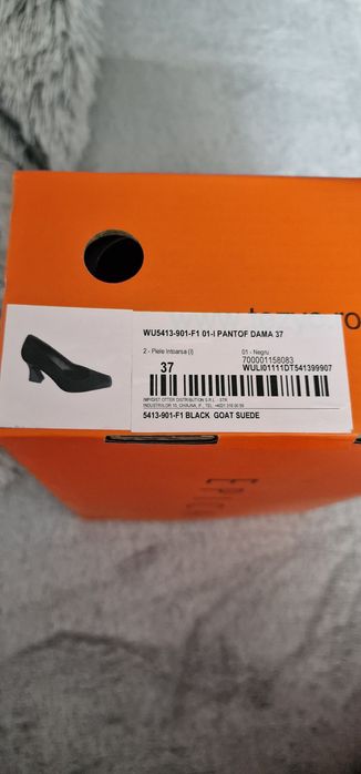 Pantofi dama piele intoarsa noi marimea 37