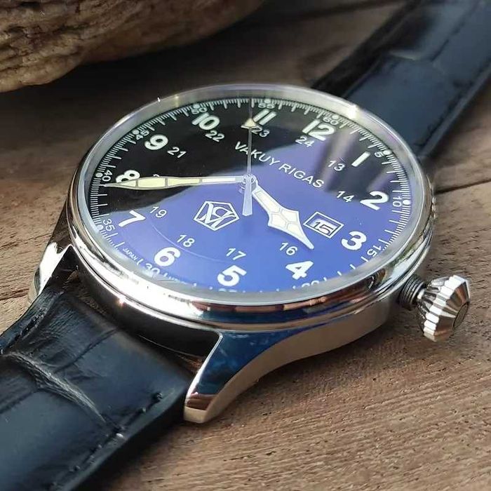 Vakuy Rigas 44 mm German Pilot Automatic Seiko Nh35
