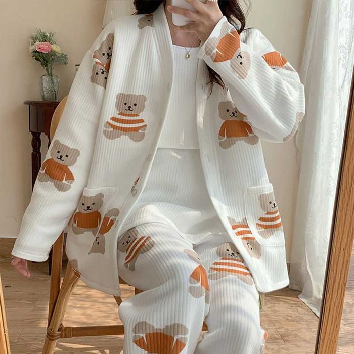 Пижама для беременных тройка