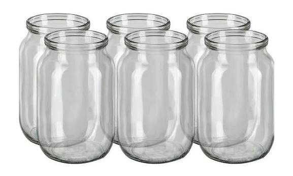 Б/у стекляные банки