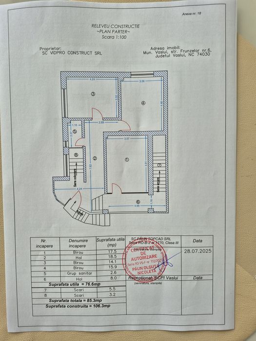 Cladire de vanzare in Vaslui