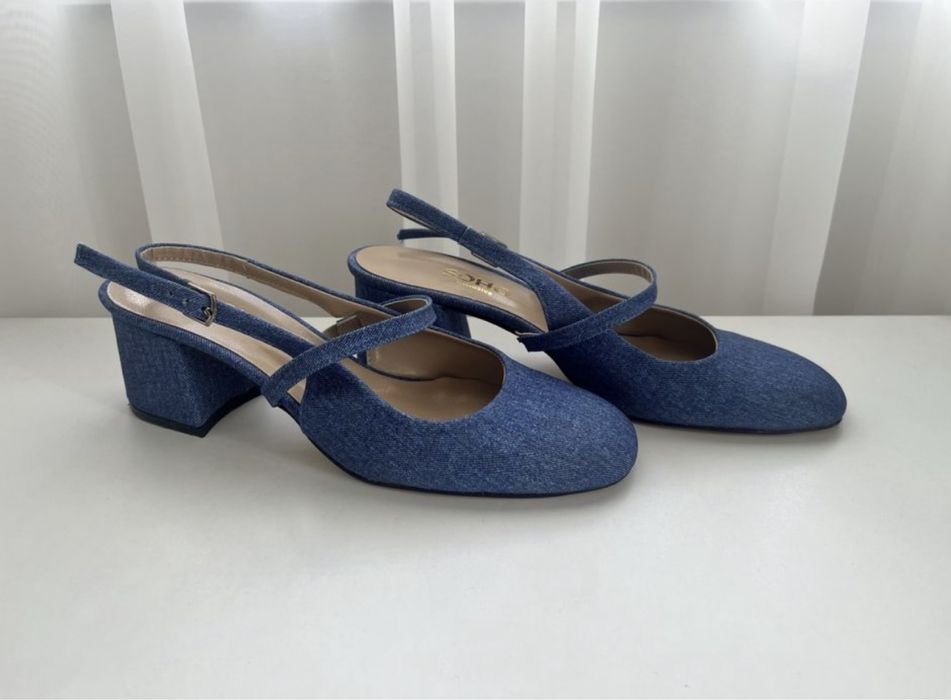 Дънкови сандали, нови