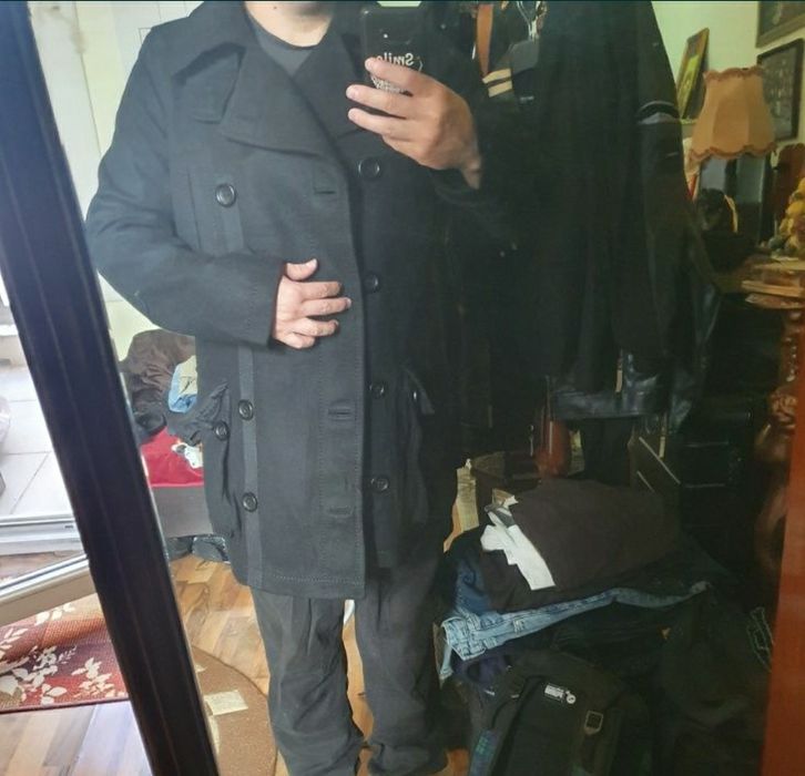 Palton Divided H&M M cu revere,2 randuri nasturi