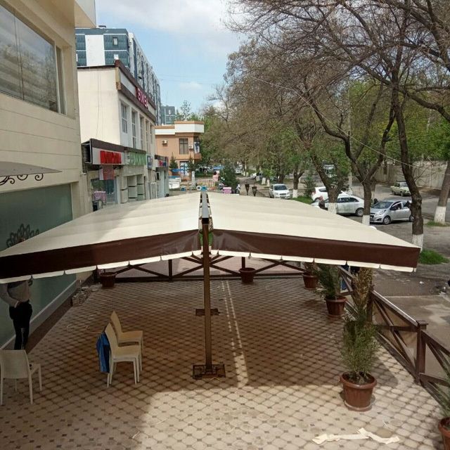 Баннер ва банер тент карайиски китаяиски навес забор сетка установка