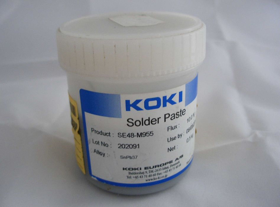 KOKI Паста тинол флюс за запояване на SMD BGA елементи 30гр
