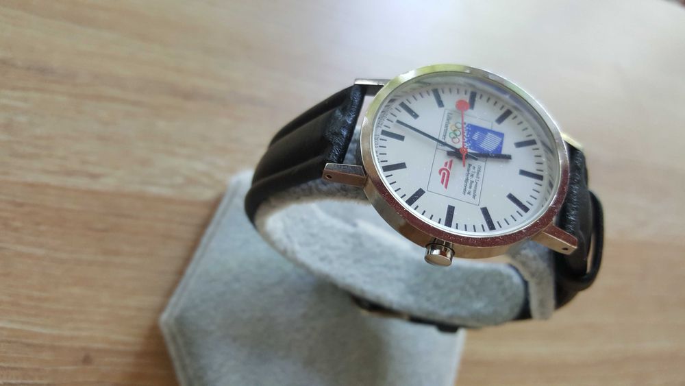 Рядък винтидж часовник Mondaine Olympic Games Lillehamer 1994