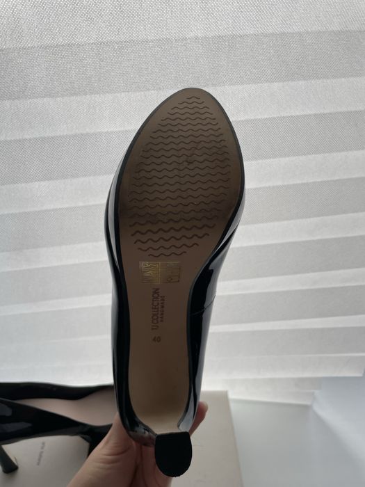 Кожанный лакированные туфли