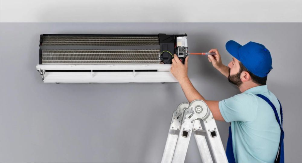 Установка кондиционер