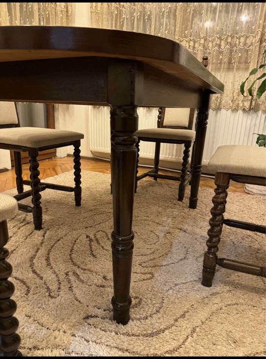 Маса масив - разтегателна