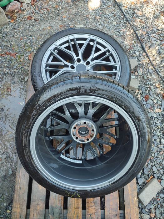 Jante 19 5x112 ET45 și cauciucuri 255/40R19 Mercedes Audi VW