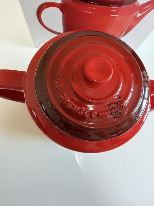 Le Creuset Stoneware Grand Teapot, 1.3L, Cerise - чайник