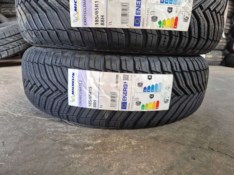 4 Anvelope M+S VARA IARNA 4Sezoane - 185/65/15 88H - Michelin Cross Climate 2 - NOU - DOT 4823 !