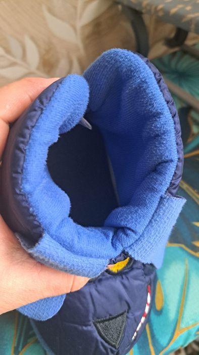 Теплые тапочки на мальчика