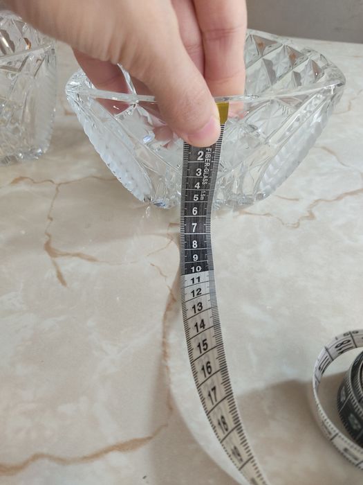 Хрустальная конфетница оригинал Чехия