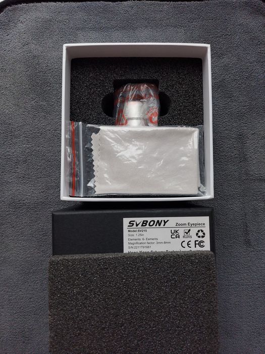 SVBONY SV215 Zoom окуляр для телескопа