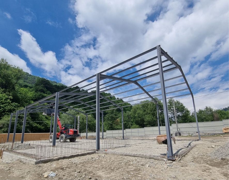 Structuri hale metalice fara montaj sau cu montaj, livram in toata Ro
