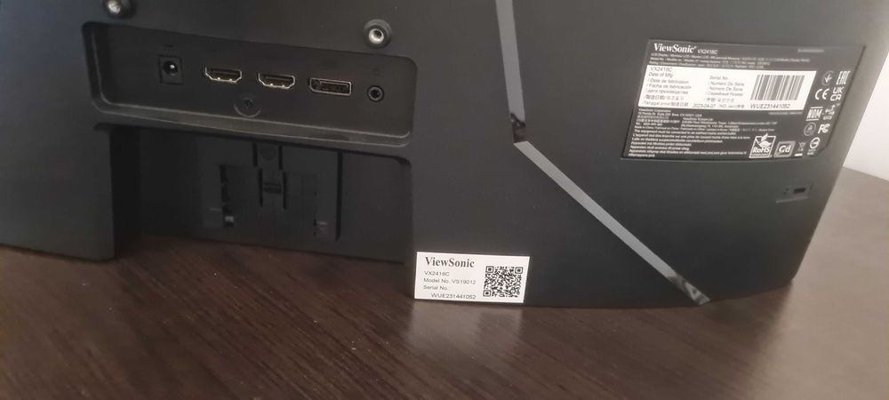 Monitor ViewSonic Gaming VX2418C Curbat LED  23.6" inch FHD VA 1 ms 165 Hz