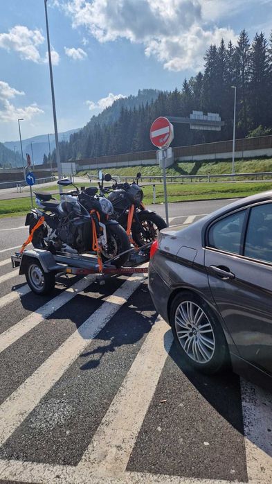 Ремарке ПОД НАЕМ / Платформа за Мотоциклети / Мотори