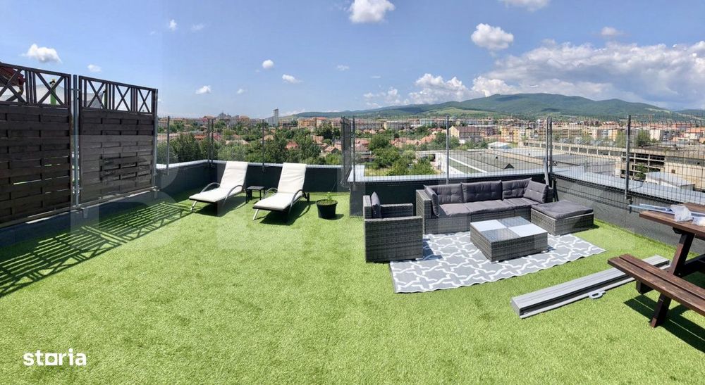 Penthouse cu scara interioara, 85 mp utili, 3 camere, 2 Terase, zona C