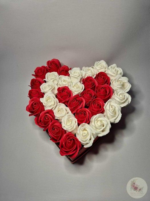 Trandafiri din sapun aranjament floral