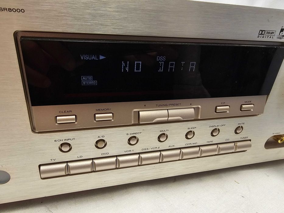 Receiver AV Marantz SR8000 Gold Champagne Made in Japan High End Amplificator Audio Hi Fi
