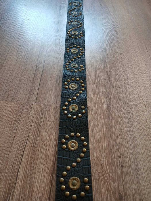 Мъжки кожен и текстилен колан