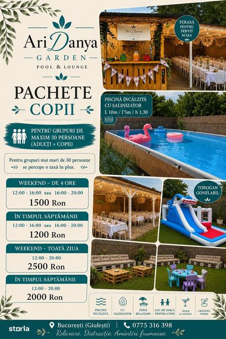 Locatia perfecta pentru petreceri si evenimente private