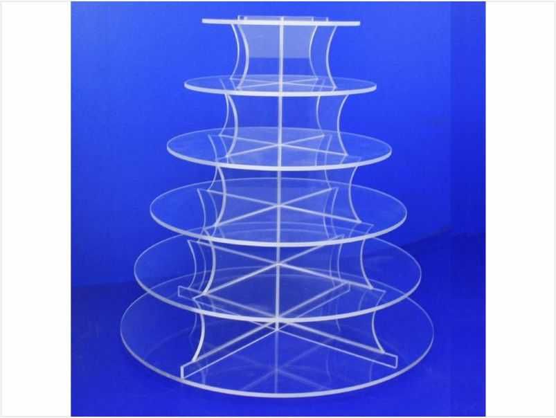 Плексигласова стойка за мъфини и донъти - идеална за всяко събитие