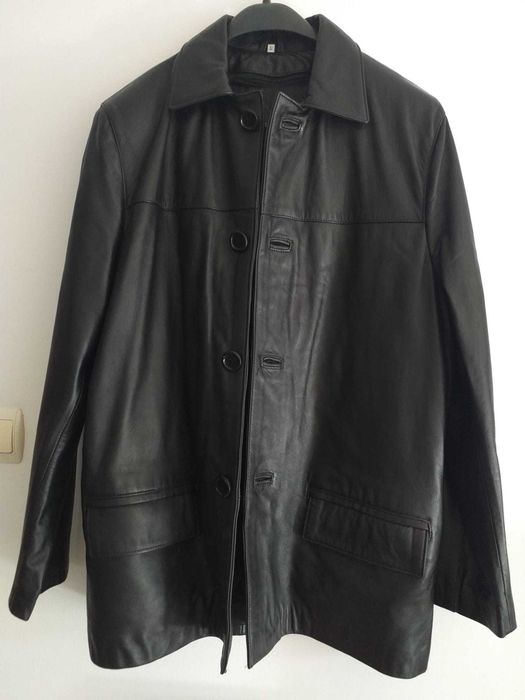 !!!Geacă NOUĂ din piele naturală barbati