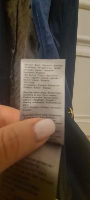 Sacou dama catifea Mos Mosh